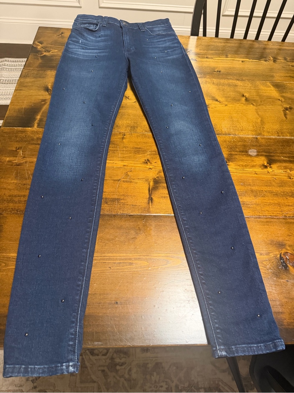 HUDSON Barbara High Rise
Super Skinny Jeans
 Dark wash Size 26